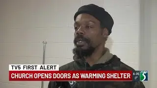 Church opens doors as warming shelter