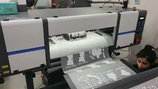 4 Head DTF Printing Machine Working Video | Best DTF Printer for T-Shirt Printing Business in India