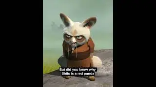 Why Shifu is a &ldquo;Red panda&rdquo; in Kung Fu Panda? #shorts #viral