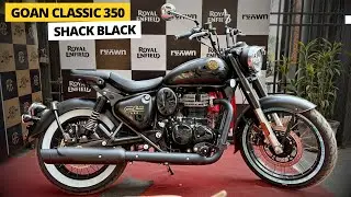 2026 Updated Royal Enfield Goan Classic 350 Shack Black 😍 | What&rsquo;s New? Walkaround & Details