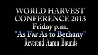 Rev. Aaron Bounds WHC 2013 