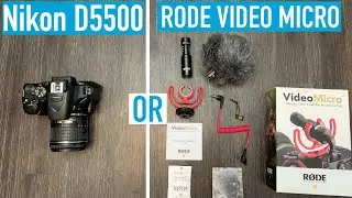 RODE VideoMicro quick unboxing and comparison (from a non camera person)