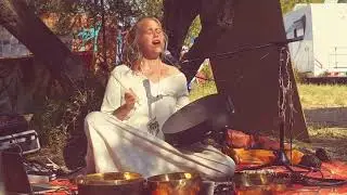 Morning Sound Meditation set with Nadia Simon at Handpan World Music Festival France 2018
