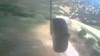 Trojan on board cam above wadi shoaib.