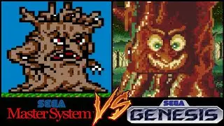 Disney's Castle of Illusion BOSSES COMPARISON (Sega Master System vs. Sega Mega Drive / Genesis)