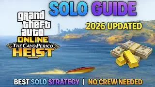 The Cayo Perico Hiest  | GTA Online | Best way to make money | Cayo hiest Glitch | Solo Guide |