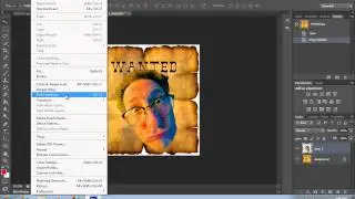 How to Make a Wanted Poster in Photoshop CS6
