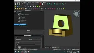 FreeCAD5.  Створення моделі операціями вирізання та видавлювання. #Part Design  #3d