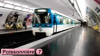 Пуассоньер | линия 7 : Парижский метрополитен ( RATP MF77 )