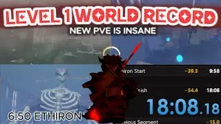The FIRST Lvl 1 SUB 20 Full Layer 2 Run, 7 Minute Ethiron | Deepwoken