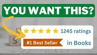 HOW to get the #1 BEST SELLER BADGE for your Amazon KDP Books!