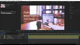 Adobe After Effects Lessons - 6. First Project Design the Layout