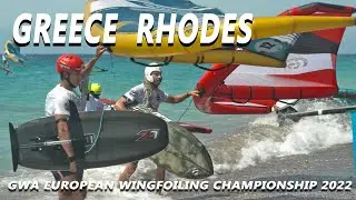 GWA WINGFOIL EUROPEAN CHAMPIONSHIP RHODES 2022 #wingfoiling #rhodes #evdosproductions