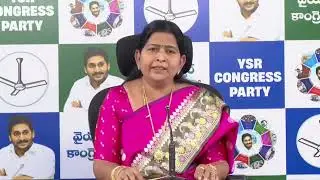 Former Minister Smt Taneti Vanitha Press Meet  @ysrcpofficial
