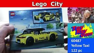 Lego City 2026 BRAND NEW Yellow Taxi car! Full review! Amazing play features! We needed this, Lego!