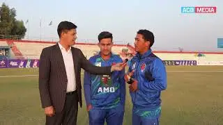 Ijaz Ahmadzai and Murad Ali Interview After Best inning List A