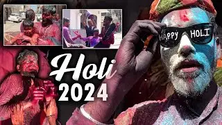 Holi 2024 🔥 || Bura Haal Kr Diya Sabka 🤣 || Gunish Budhiraja Vlogs