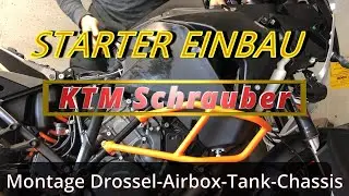 KTM 1190 Adventure - Anlasser einbauen Teil 2  \\ 1290 SAS \\  RC8 \\  MotoVlog Technik