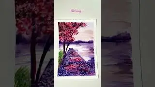 Easy art. Easy painting. Easy drawing. #art #easydrawing #easypainting #easyart #natureart #painting