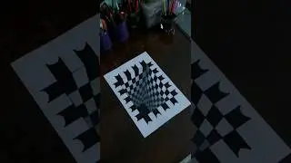 how to draw 3d hole illusion #shorts #trending #drawing
