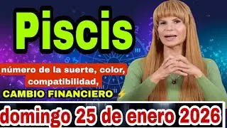 PISCIS | Hor&oacute;scopo de hoy 25 de Enero 2026