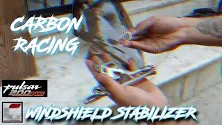 CHEAP AND BEST WINDSHIELD STABILIZER FOR PULSAR NS200 FROM CARBON RACING 🔥🔥