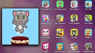 Talking Tom Cake Jump (2018) Latest New Version Mobile Gameplay - Android Game Review