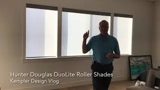 Дизайнерские рулонные шторы Hunter Douglas с DuoLite
