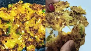 Cabbage pancake# healthy Morning Breakfast# 5 minutes recipe# bandhakobi# youtube# trending# viral 