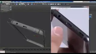 Advanced modeling Samsung Galaxy s9+ 3ds max 15 hours in 40 min Part  2/5