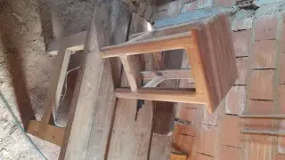 trabalhando com a tupia caseira (parte 4) fazendo um tamborete!