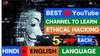 Best Hacking YouTube Channels Hacking | Both In [Hindi] + [English] | 2020