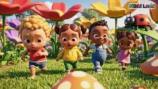 Walking Walking Action Song | Kids Dance & Movement Song | 3D Cartoon Babies