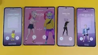 SQUAD DANCING SAMSUNGS INCOMING CALL GALAXY Z FOLD FLIP A55 A54