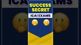 Success Secret in ICAI Exams | How to Crack CA Inter Exams in First Attempt #shorts
