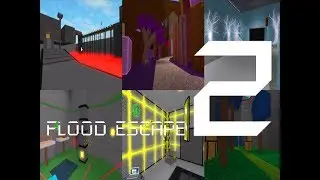 Roblox Flood Escape 2 (Test Map) - Multiplayer Compilation 8