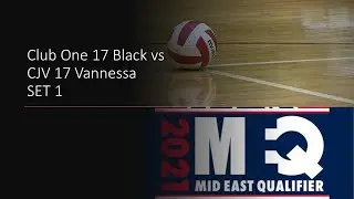 ClubOne 17Black vs CJV 17 Vannessa, 2021-03-19, Day 1, Match 2, 1st Set