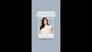 A Conversation With Sara France: A Sony Alpha Female, Business Owner, & Photographer #shorts