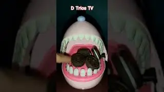 Cookies & Cream with Toy #trending #fun #sounds #viral #shorts #toys #gummy #food #satisfying #yummy