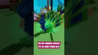 TRADING HUGE PEACOCK AND MORE FOR RAINBOW HATCHED PETS