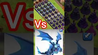 10 MAX Electro Dragons vs 48 Wizard Towers&hellip; TOTAL DESTRUCTION! ⚡😱
