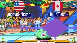 FT5 @mshvsf: marvel-champ (US) vs -LiquidMetalX (CA) [Marvel vs Street Fighter Fightcade] Aug 21