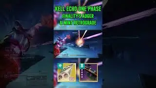 Solo ONE PHASE Kell Echo With Finality's Auger and Mint Retrograde