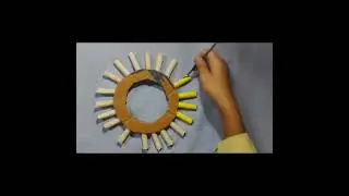  Easy Wall Hanging Craft | Best Out of WasteCardboard and Thread Spools | Home decoration idea💕💕