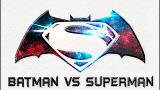 Photoshop -  Logo Batman vs Superman