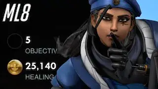 25K HEALS! ML7 SHOWING HIS Ana Gameplay Overwatch Season 29 Top 500