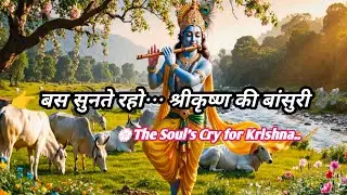 🙏 आँखें बंद करो… श्रीकृष्ण की बांसुरी सुनो | Peaceful Vrindavan Bhajan |@BhajanMarg #KripaRecord