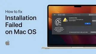 Mac OS - How To Fix &ldquo;Installation Failed&rdquo; - Error Occurred While Installing Updates
