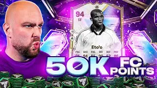 50K FC Points Decides My Team w/ FUTURE STARS ICON ETO'O!