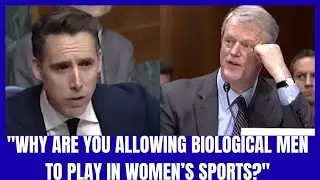 Sen. Hawley GRILLS NCAA Over Transgender Athlete Policy in Fiery Hearing.